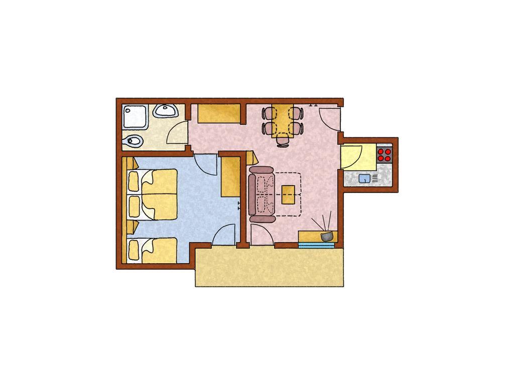 Appartements Erika Falzes Eksteriør billede